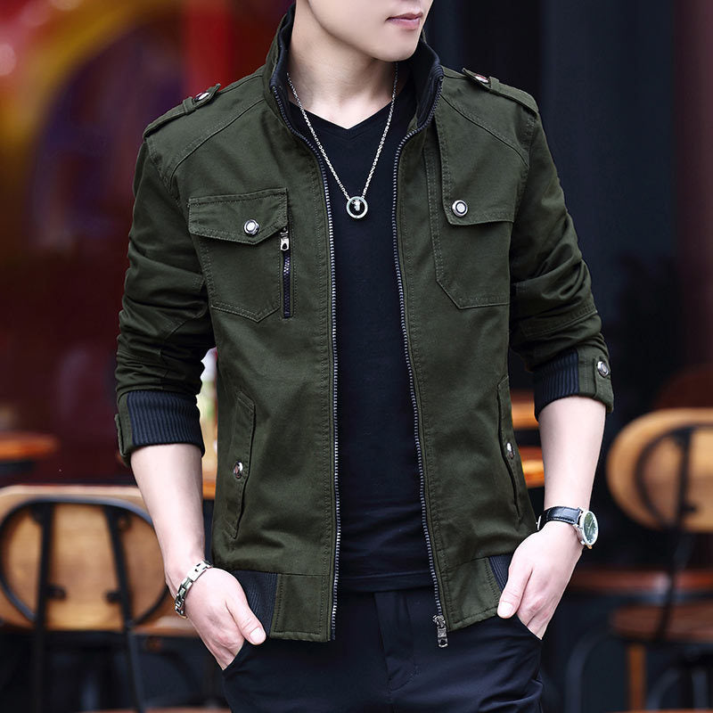 Men's Stylish and Warm Utility Jacket with Lining Lisslune