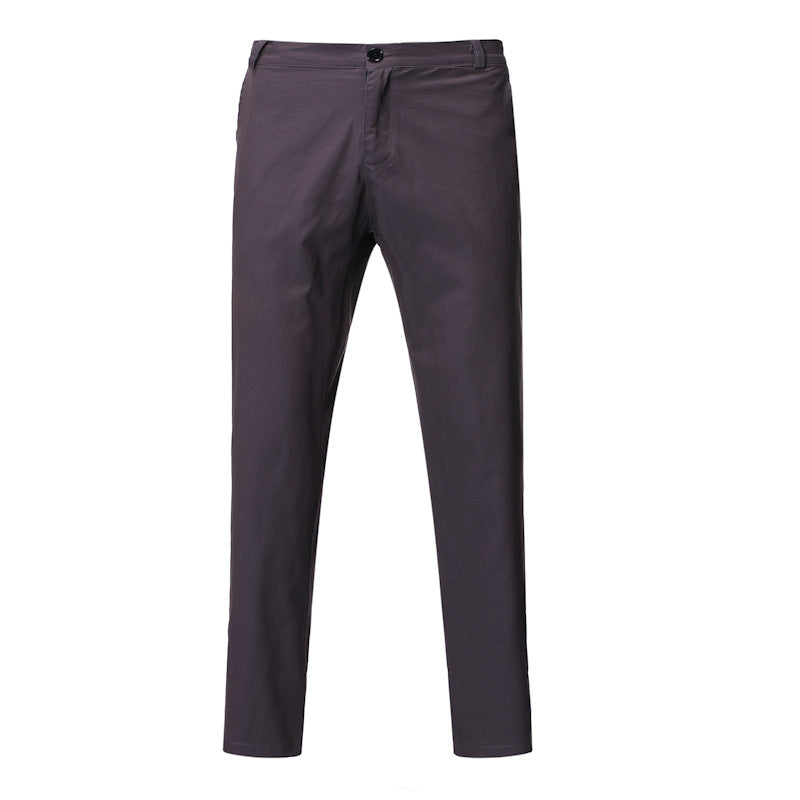 Men's comfortable chino pants with modern cut and elastic waistband Lisslune