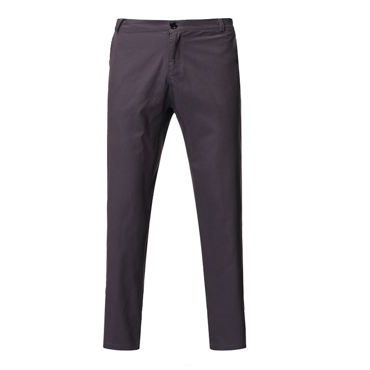 Men's comfortable chino pants with modern cut and elastic waistband Lisslune