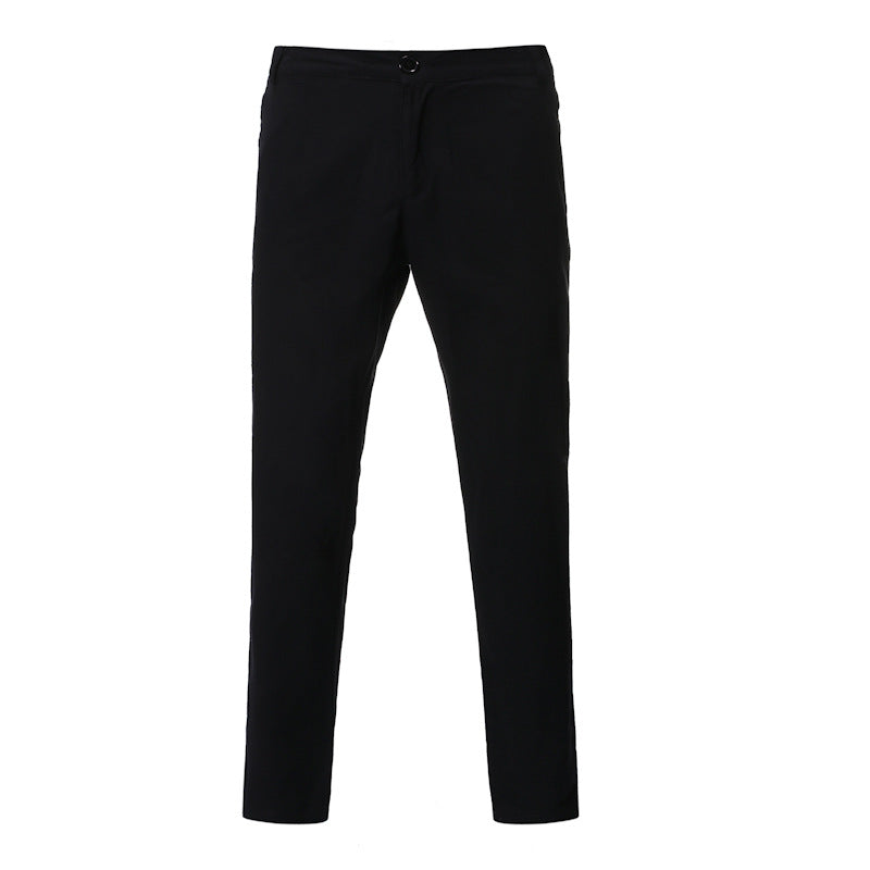Men's comfortable chino pants with modern cut and elastic waistband Lisslune