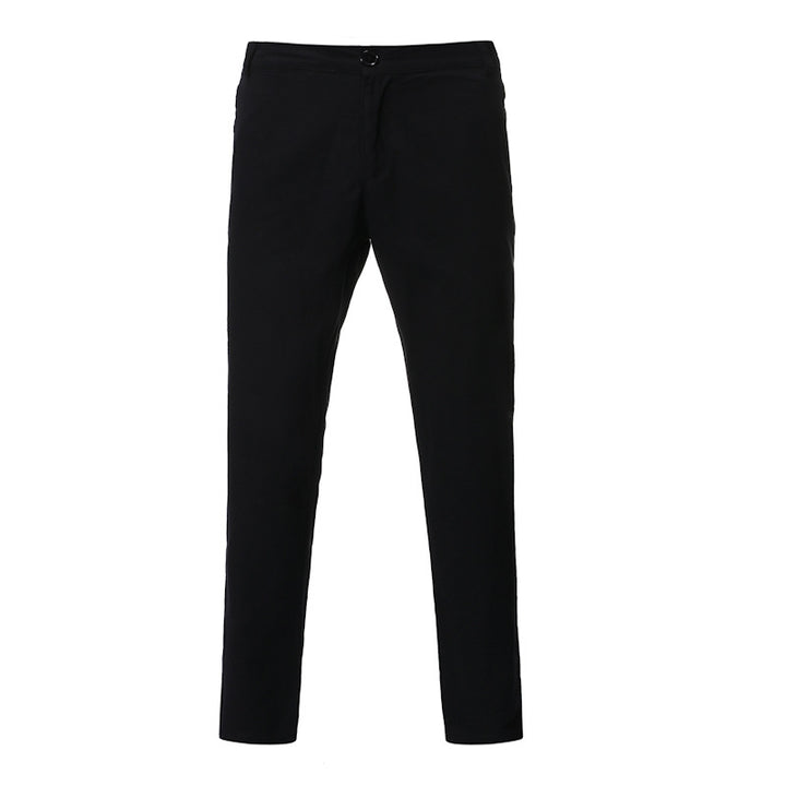Men's comfortable chino pants with modern cut and elastic waistband Lisslune
