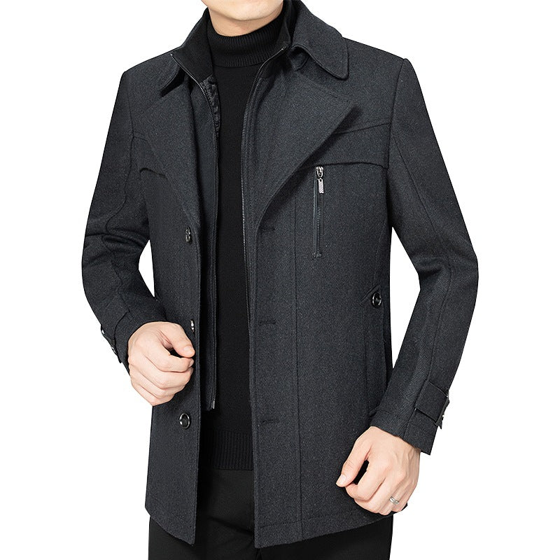 Men's casual jacket with stylish details Lisslune