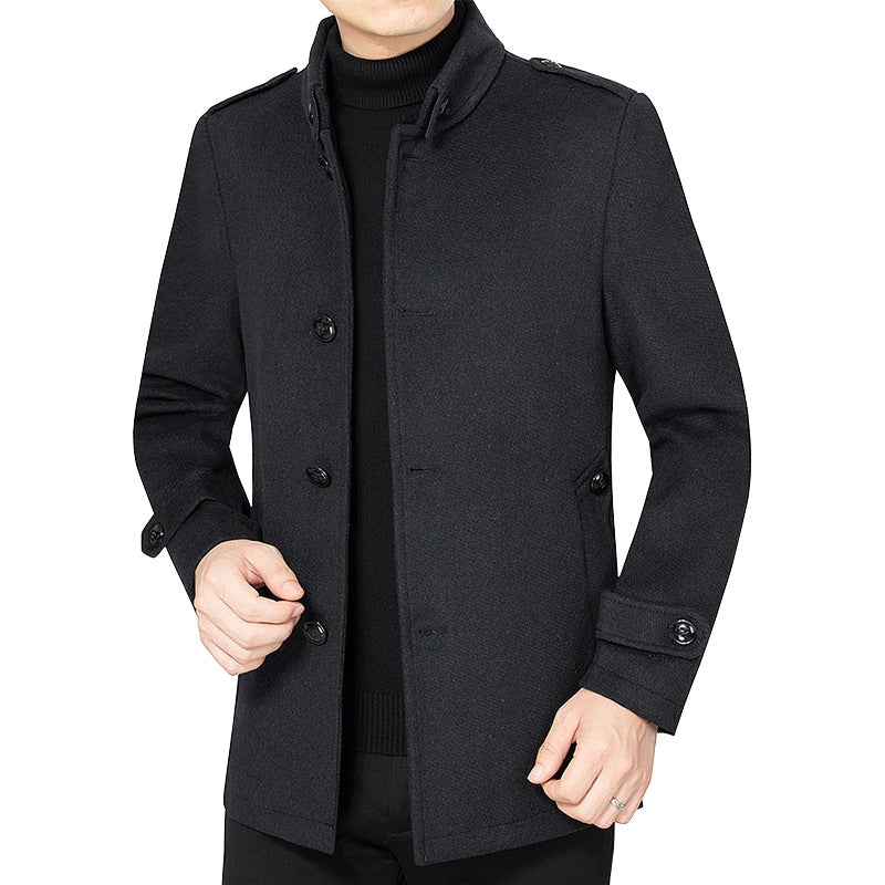 Men's elegant jacket with high collar Lisslune