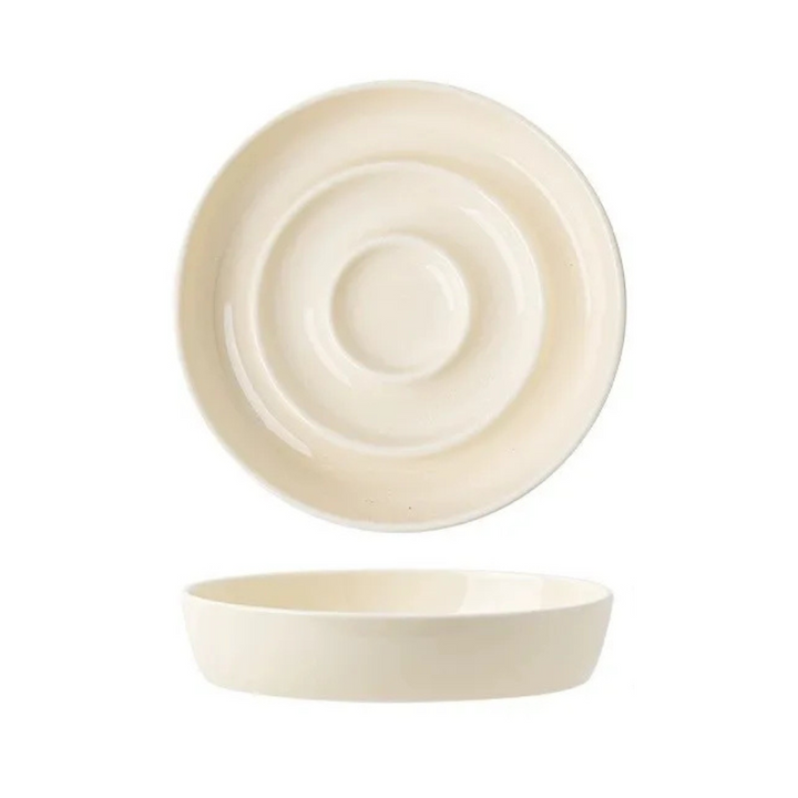 Lisslune | Ceramic Anti-Choke Feeding Bowl – Slow Feeder for Cats and Dogs