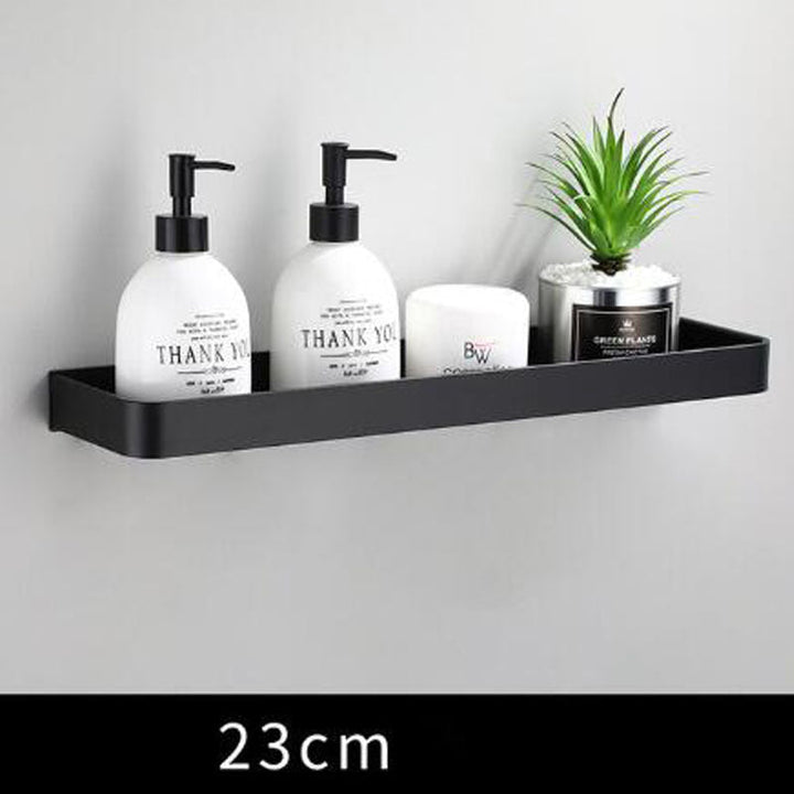 Lisslune | AluSpace - Black Space Aluminum Wall Shelf