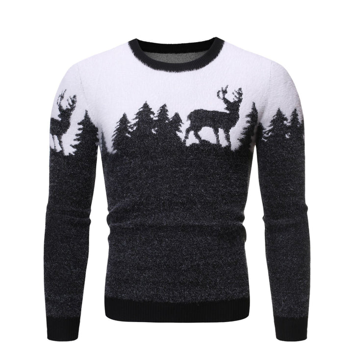 Men's cozy sweater with motif print Lisslune