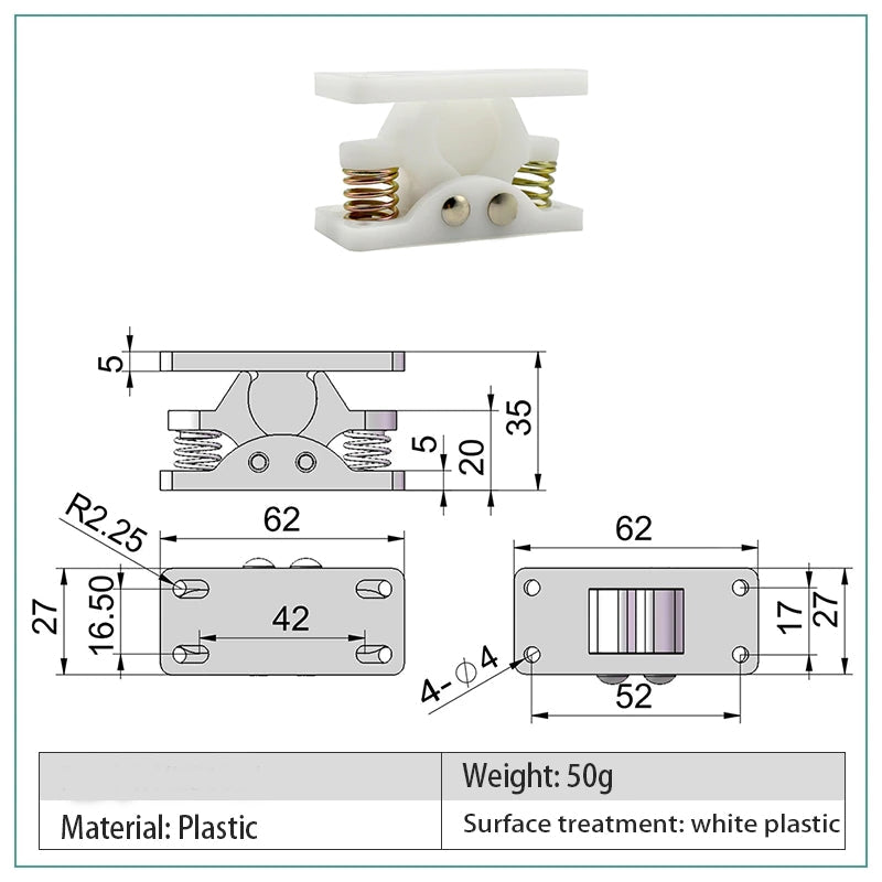 Lisslune | Solid Door Heavy Duty Drawer Latch