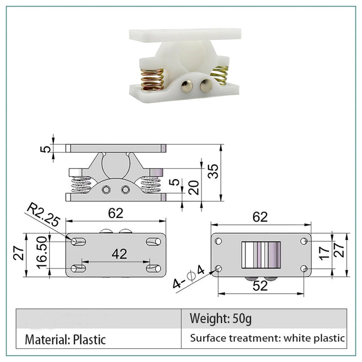 Lisslune | Solid Door Heavy Duty Drawer Latch
