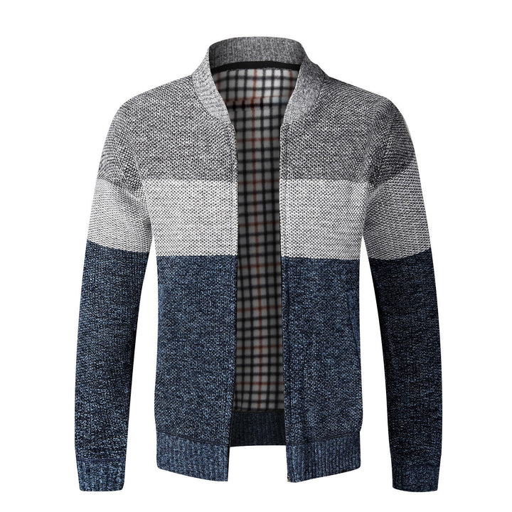 Men's sporty knitted cardigan with modern design Lisslune