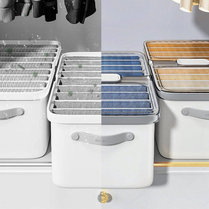 Lisslune | Compact Efficient Storage Clothes Organizer Box