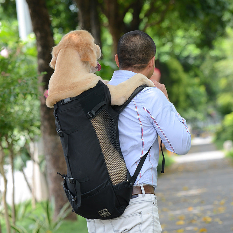 Lisslune | Dog Backpack – Comfortable Carrying Bag for Medium Dogs with Safety Strap and Storage Pockets
