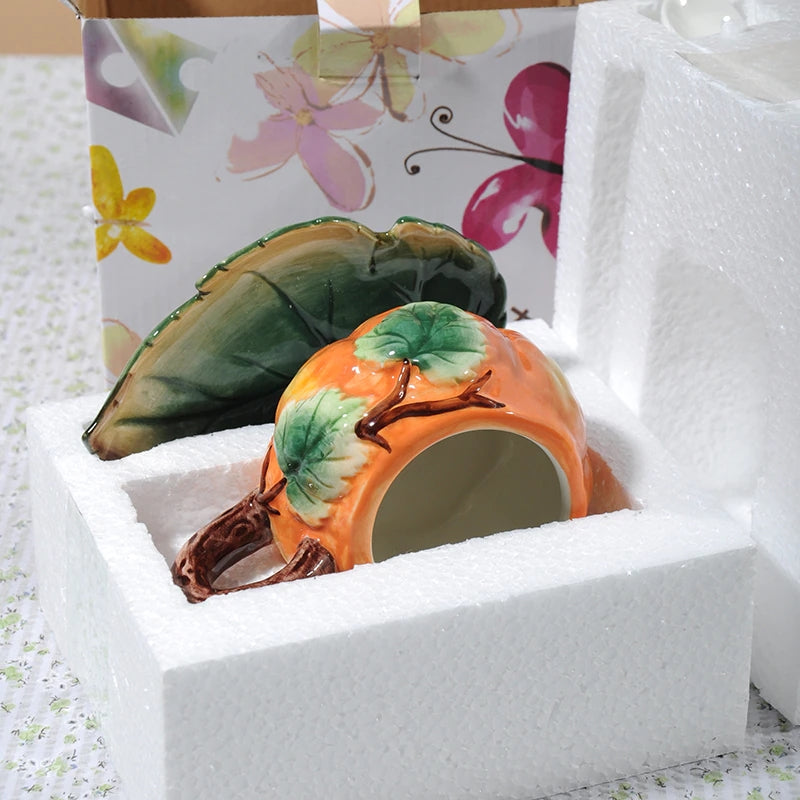 Lisslune | Creative Ceramic Pumpkin Mug Set