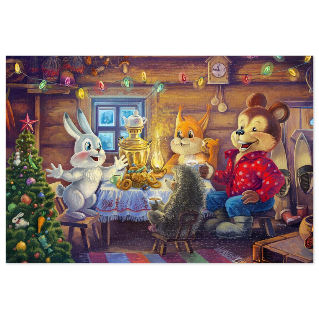 Lisslune | Holiday Cheer Jigsaw Puzzle - Premium Family Fun