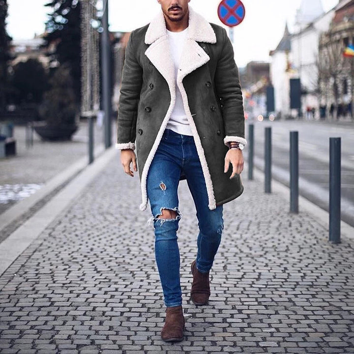 Men's sheepskin coat with luxurious teddy lining Lisslune