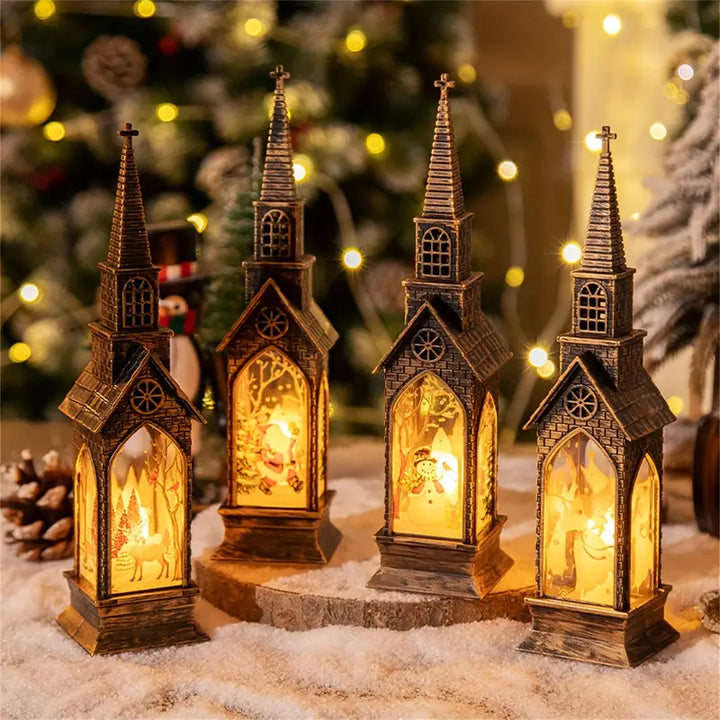 Lisslune | 4 Piece Christmas LED Candle Lights Decorations