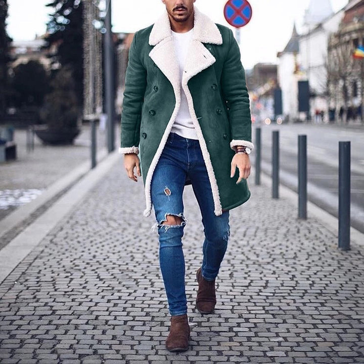 Men's sheepskin coat with luxurious teddy lining Lisslune