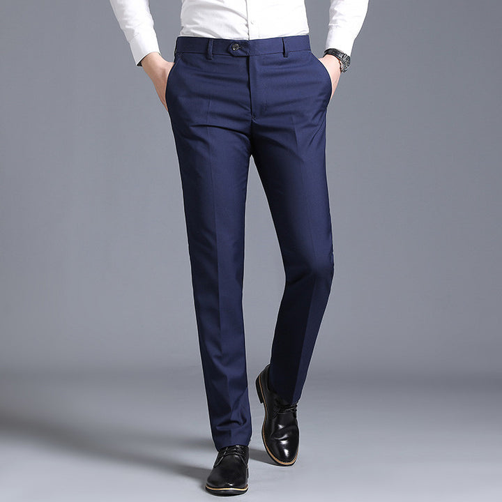 Men's elegant business trousers with slim fit Lisslune