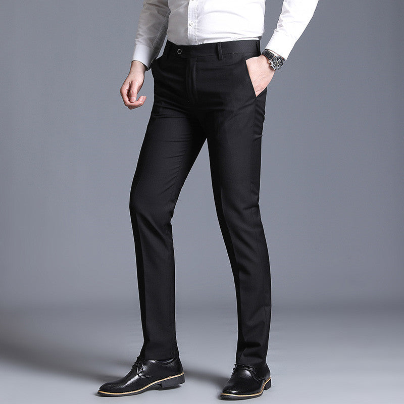 Men's elegant business trousers with slim fit Lisslune