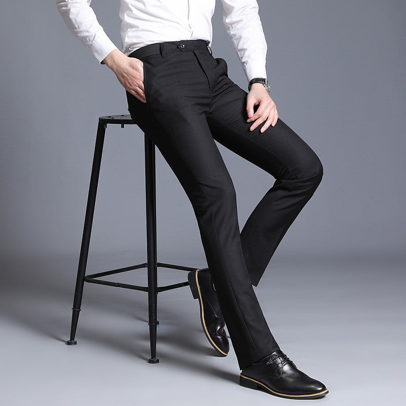 Men's elegant business trousers with slim fit Lisslune