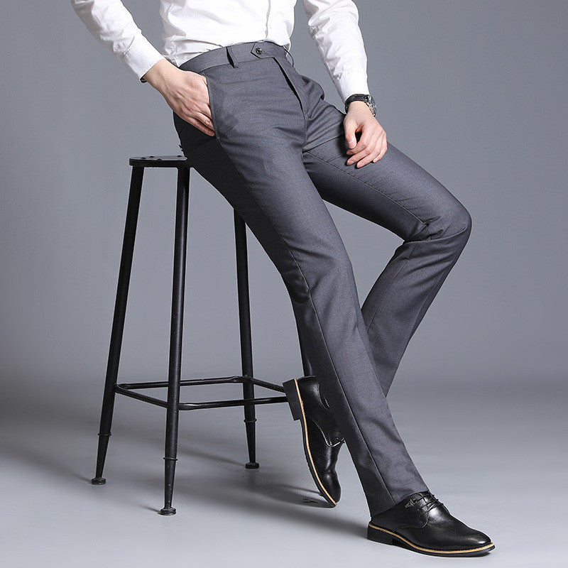 Men's elegant business trousers with slim fit Lisslune