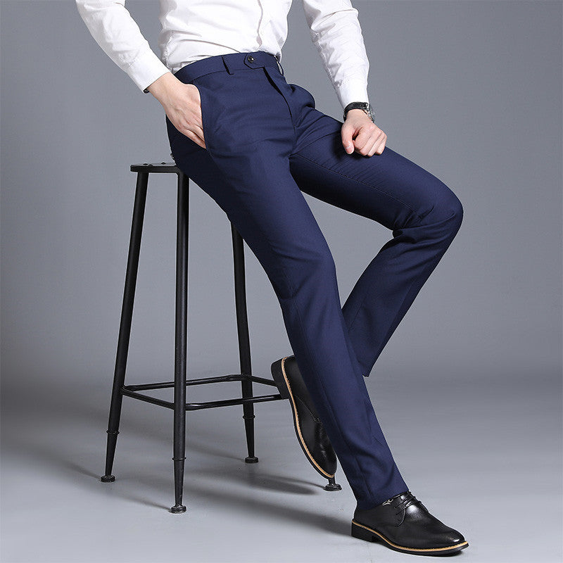 Men's elegant business trousers with slim fit Lisslune