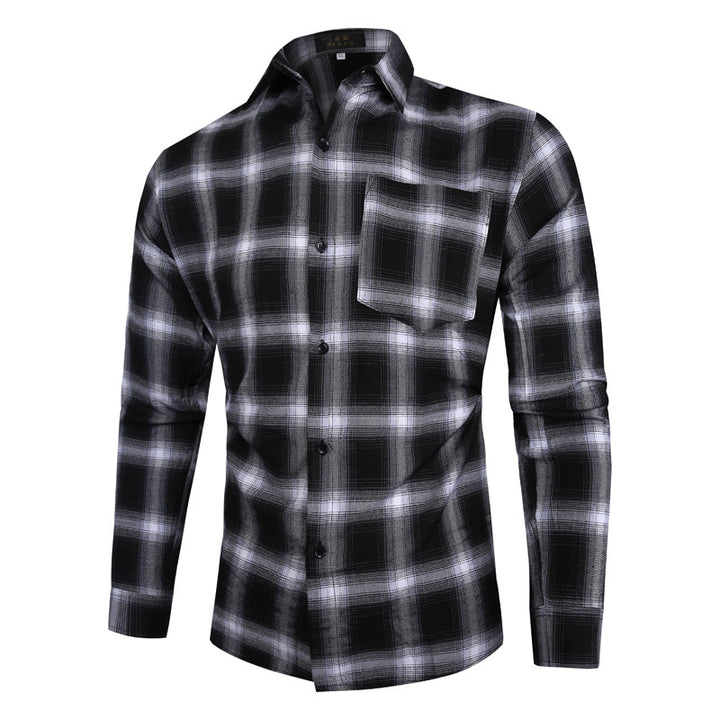 Men's Checked Shirt Lisslune