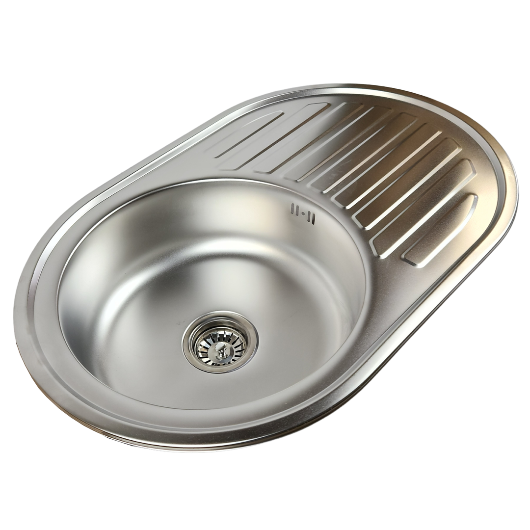 Lisslune | Stainless steel sink satin 77x50x16