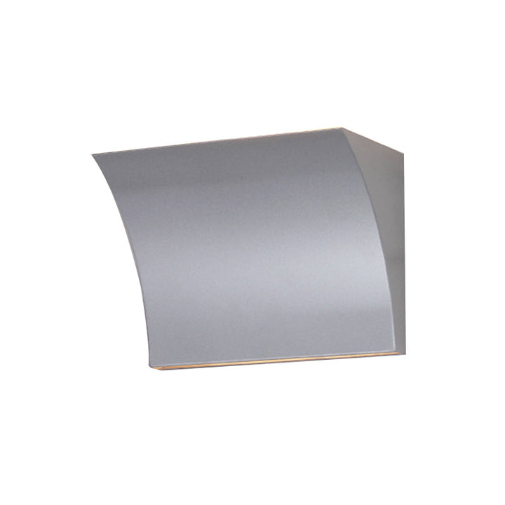 Lisslune | Simple Style Slip Design Wall Washer Light Metal LED Living Room Wall Lamp in Black/Silver