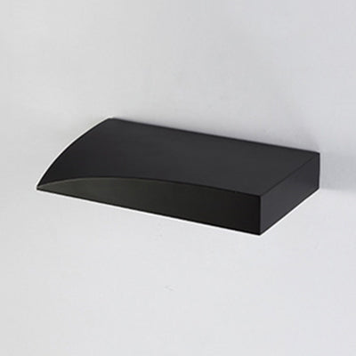 Lisslune | Modernism Style Curvy Wall Light Metal 5.5"/10" Width LED Living Room Wall Lamp in Black/White