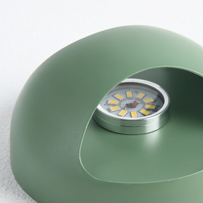 Lisslune | Round Wall Mounted Lamp Nordic Metal LED Wall Light in Yellow/Gray/Green