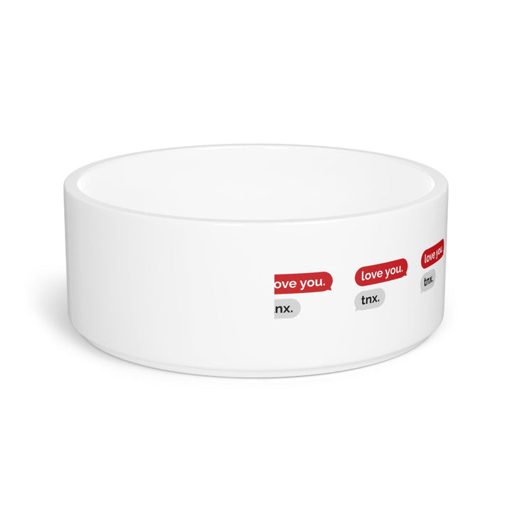 Lisslune | Adjustable Valentine's Day Ceramic Pet Bowl - Elegant Dining Experience for Your Furry Companion