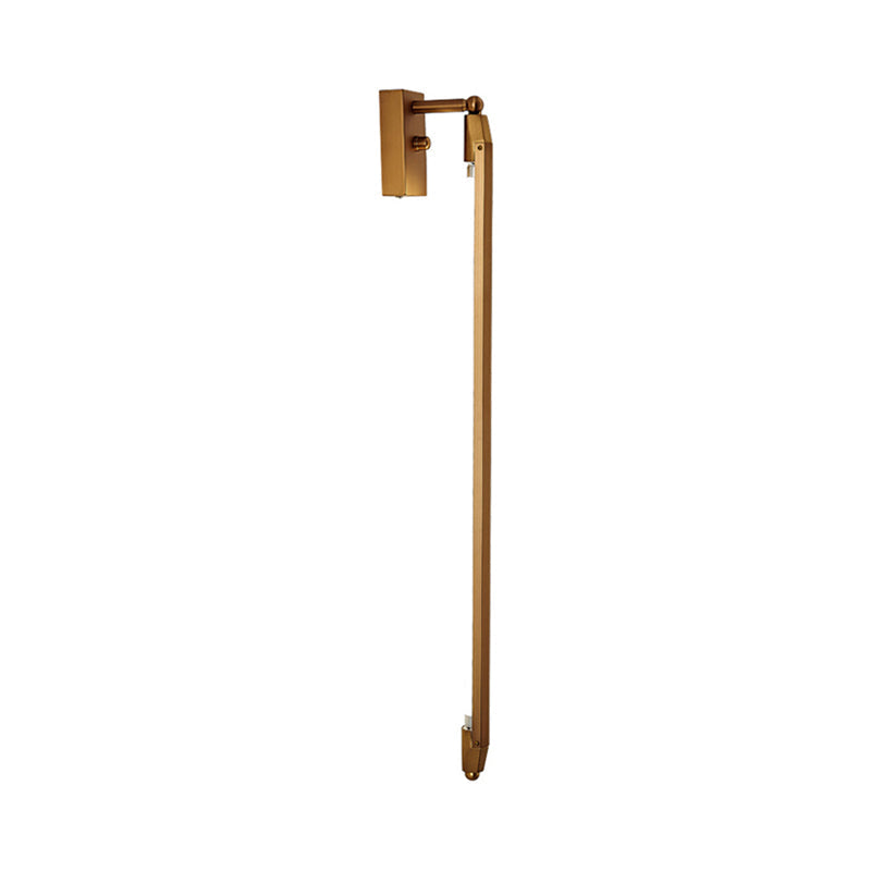 Lisslune | Brass/black Linear Wall Light Modern Stylish 1 Light Adjustable Wall Lamp Lighting for Living Room