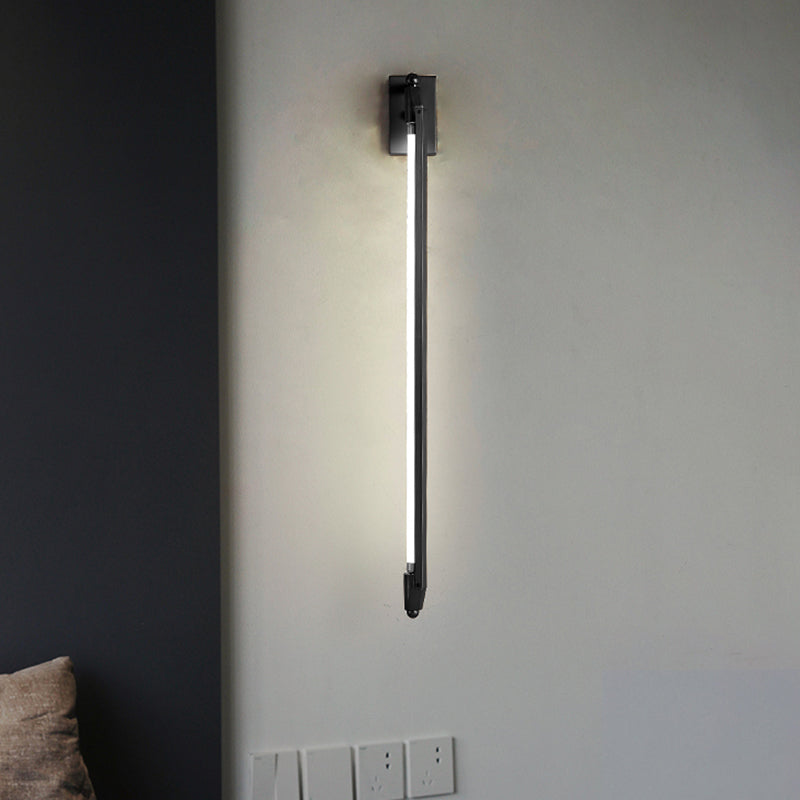 Lisslune | Brass/black Linear Wall Light Modern Stylish 1 Light Adjustable Wall Lamp Lighting for Living Room