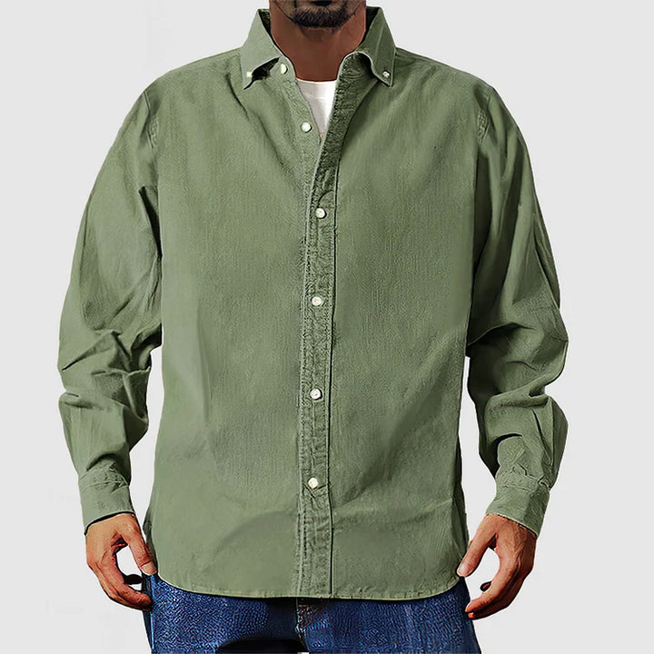 Lisslune | Classic Beige Cord Shirt