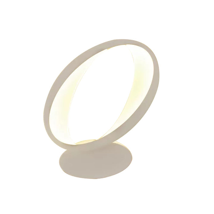 Skørter | Oval Shaped Dining Room Wall Lamp Acrylic Modern Style White Wall Lamp in White/Warm