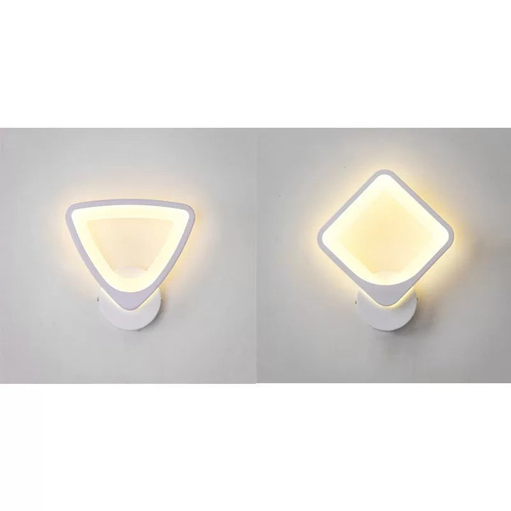 Skørter | Modern Slim LED Wall Lamp Acrylic Sconce Lamp in White for Living Room Stair