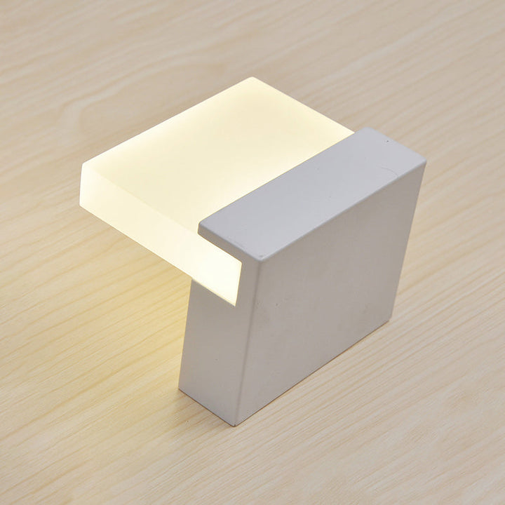Lisslune | Acrylic Plate Wall Light Minimalist LED 1 Light Wall Lighting Ideas in Warm/White Light