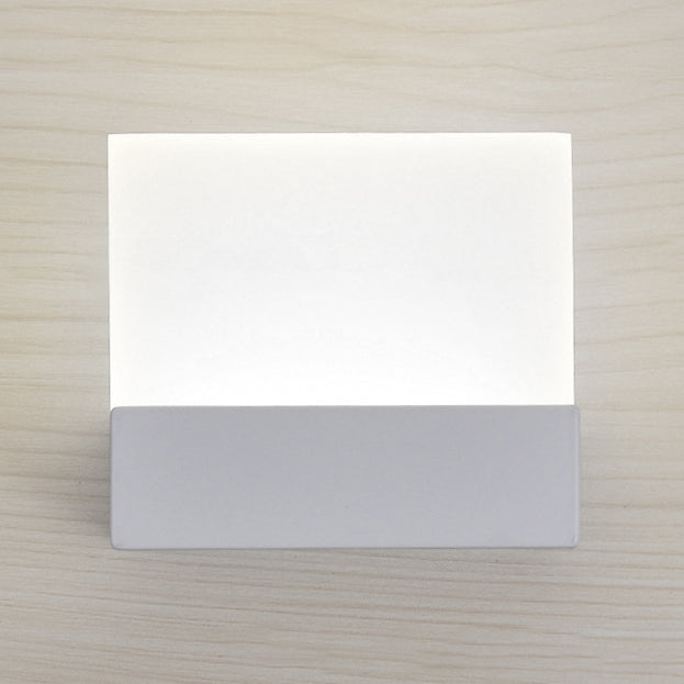 Lisslune | Acrylic Plate Wall Light Minimalist LED 1 Light Wall Lighting Ideas in Warm/White Light
