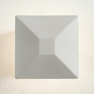 Lisslune | Modernist 1/3-Light Wall Lamp with Metal Shade Black/White Geometric Wall Light for Staircase