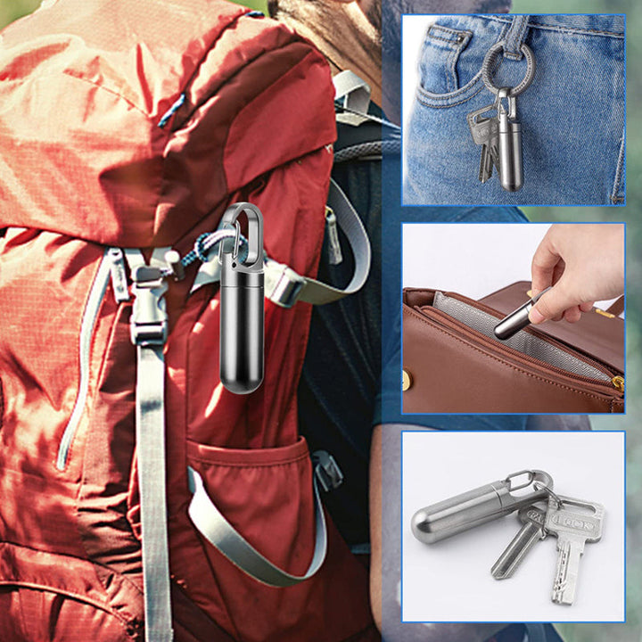 Lisslune | Portable Medication Box made of Stainless Steel
