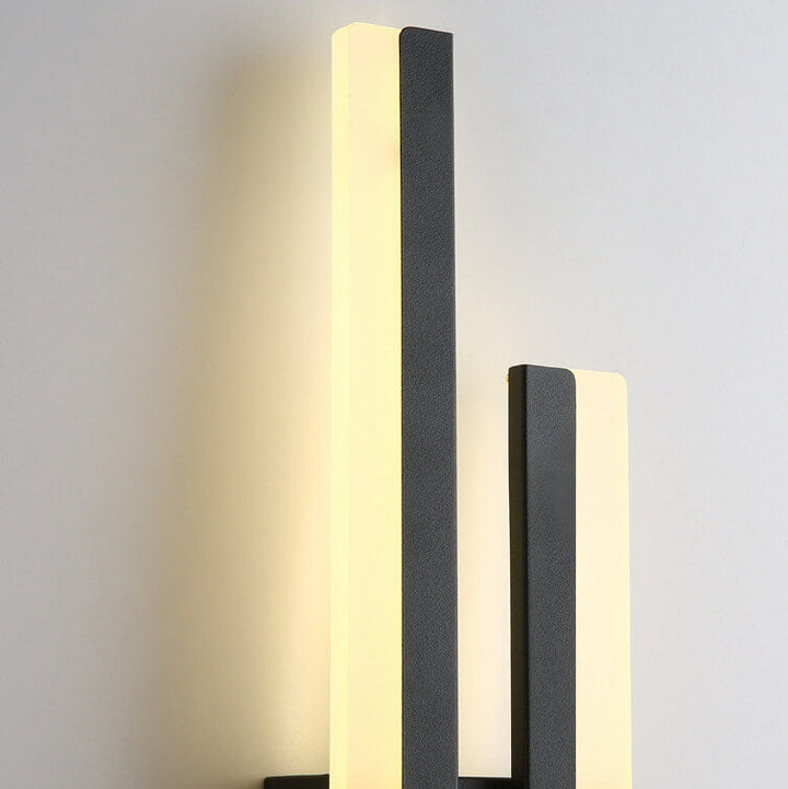 Lisslune | LuxLine Modern LED Wall Lamp | Minimalist Design | Iron & Acrylic | Dimmable Light