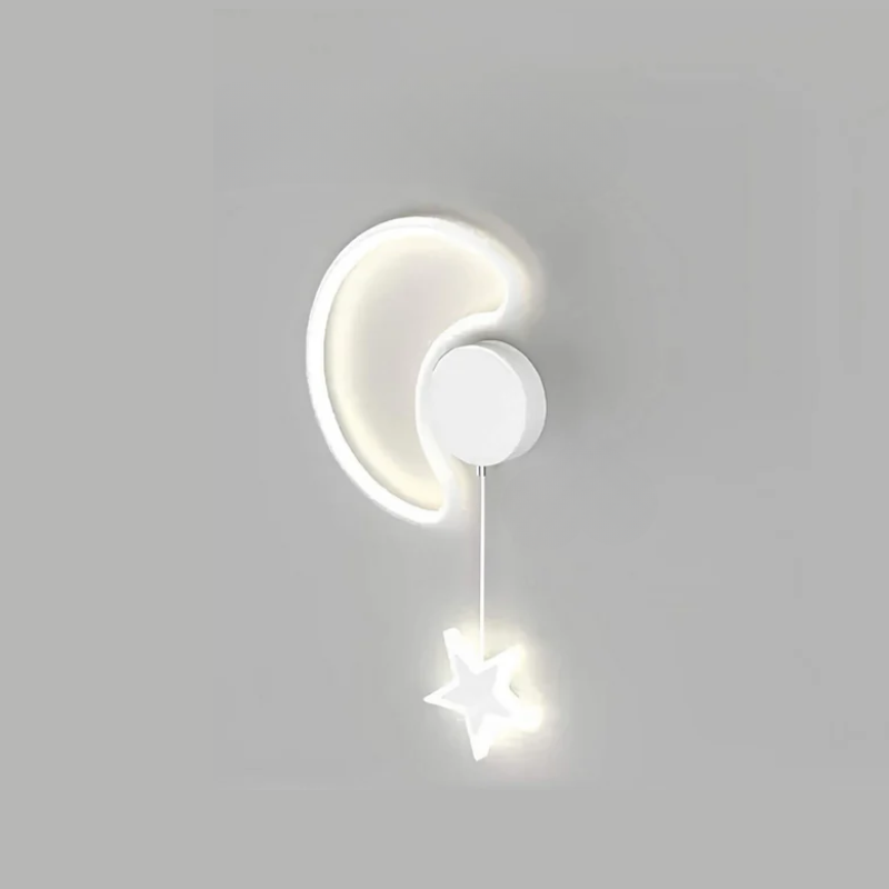 Lisslune | DreamLight | Magical Wall Lamp with Clouds, Stars and Moon