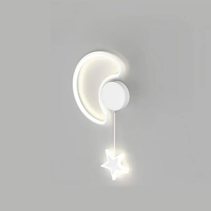 Lisslune | DreamLight | Magical Wall Lamp with Clouds, Stars and Moon