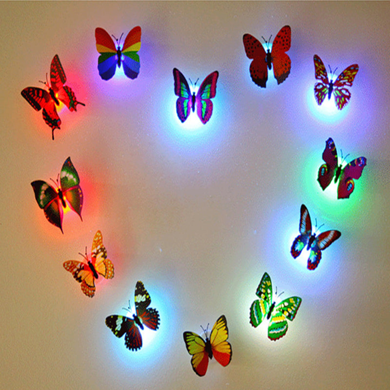 Lisslune | LumiWings - 3D colorful LED butterfly night lights