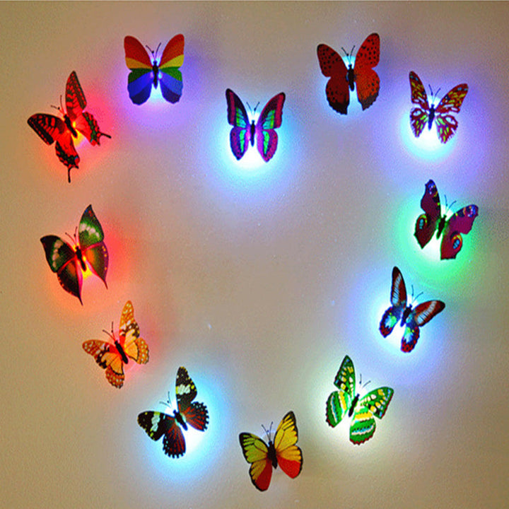 Lisslune | LumiWings - 3D colorful LED butterfly night lights