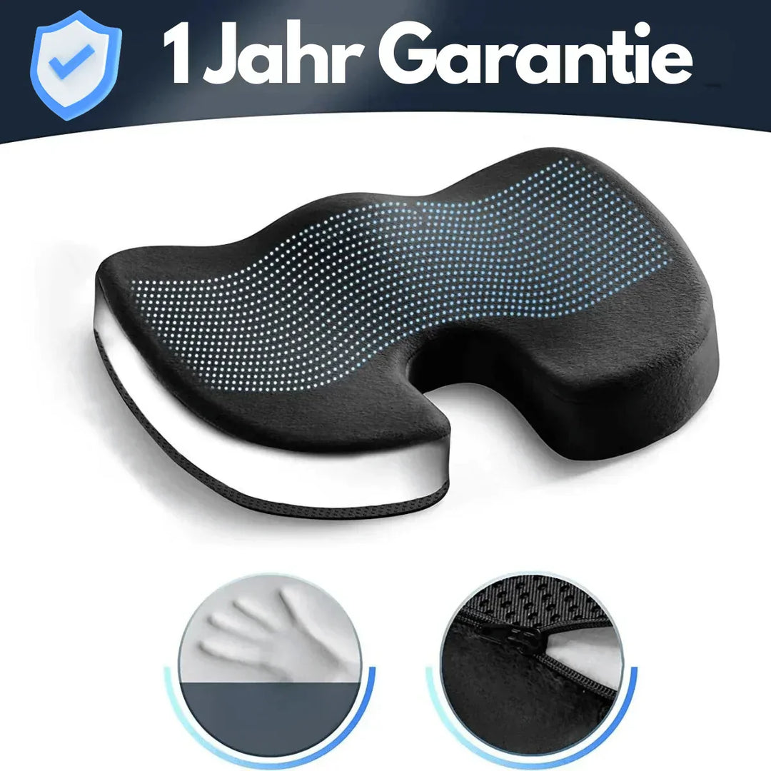Lisslune | Ergonomic 4D Comfort Seat Cushion with Orthopedic Support