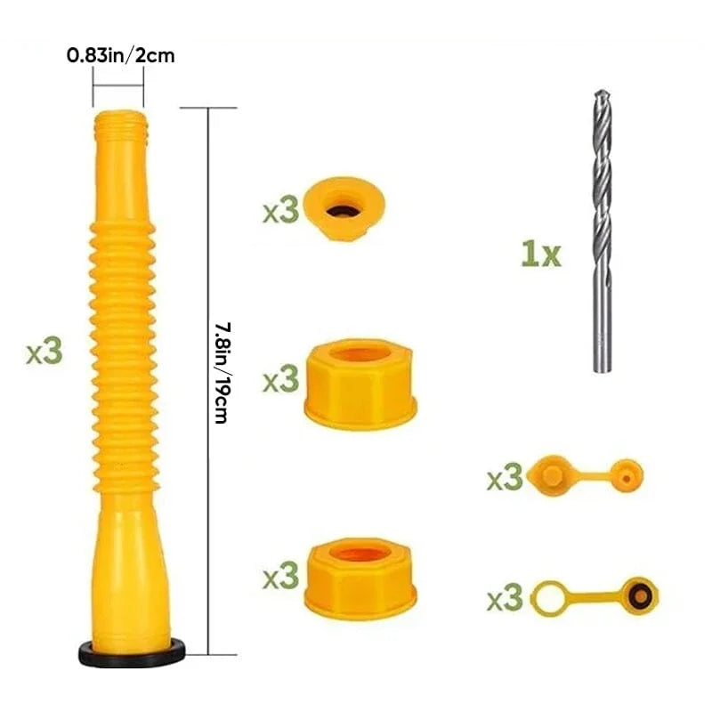 Lisslune | Upgraded replacement gas cylinder outlet with flexible outlet