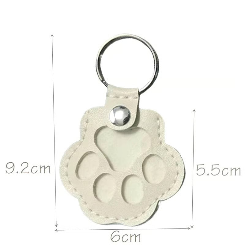 Lisslune | PawMemorie Keychain – Memorial Pendant with Paw Print and Inner Compartment