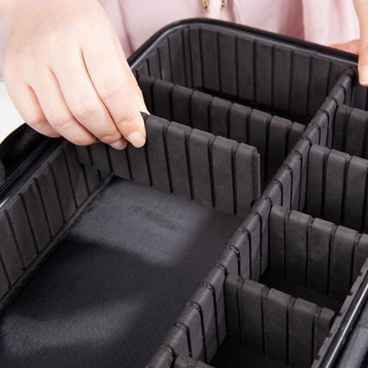 Lisslune | Makeup Cosmetic Storage Bag with Adjustable Compartment