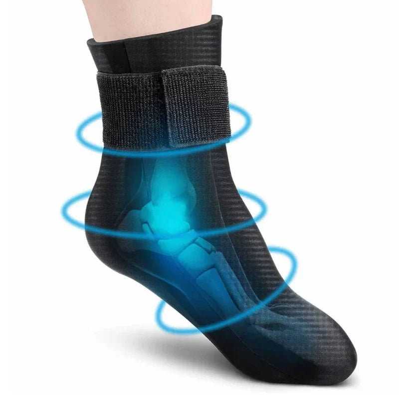 Lisslune | Cooling & Warming Foot Brace | Adjustable, Breathable & Ideal for Injury Recovery